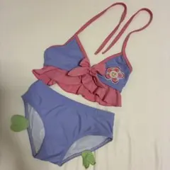 女の子　セパレート水着 120