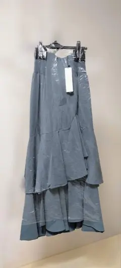 新品未使用タグ付き COCODEAL ニットコルセットアシメティアードスカート