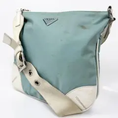 Archive PRADA Nylon Shoulder Bag Blue