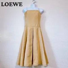 （美品）ロエベ LOEWE ワンピース ジレ　柔らかいラムレザースエード ロエベ LOEWE ワンピース