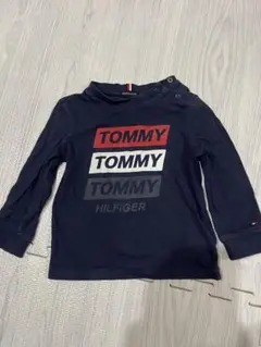 ロンT 80 TOMMY HILFIGER ネイビー 長袖Tシャツ