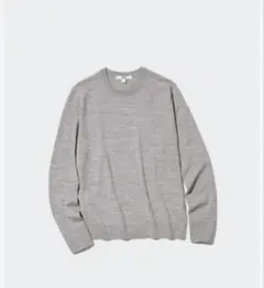 ユニクロ♡長袖 メリノウール100% 薄手 オフィスカジュアル