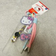 ハローキティHELLO KITTY ストラップチャーム ピンク 未使用品