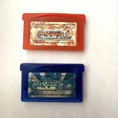 【動作未確認】ポケモン　ルビー、サファイア　2個セット　ソフトのみ