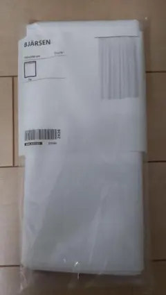 b6新品 IKEA ビエルセン シャワーカーテン ホワイト 180×200cmのサムネイル