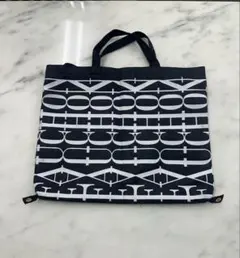 FAUCHON フォション トートバッグ エコバッグ ブラック ロゴ サブバッグ