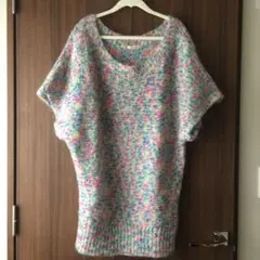 Simplicite マルチカラーニット