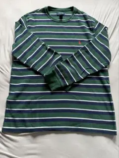 Polo by Ralph Lauren ボーダー サーマル ロンT Y2K短丈 - メルカリ