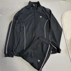 Champion ジャージ セット S ブラック