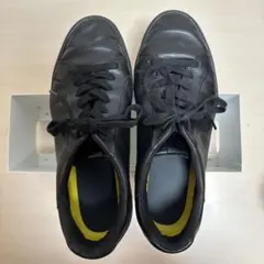 COLE HAAN ブラックレザー スニーカー レースアップ