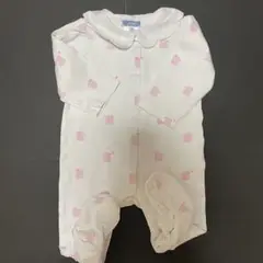 Jacadi 足付きロンパース　ラビット柄