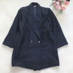 ブランシェ チェスターコート ジャケット レディース アウター ヴィンテージ 紺