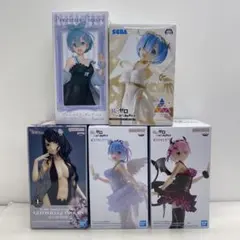 27⬜︎リゼロ　フィギュア　まとめ　5点セット RI0717-9