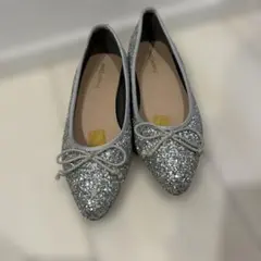 Shoes in Closet シルバー パンプス　フラットシューズ