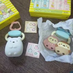 マクドナルド すみっコぐらし おもちゃ キーリング シール ハッピーセット