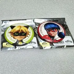 ミラキュラス レディバグ&シャノワール きゃらドリ 缶バッジ