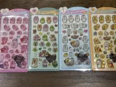 おぱんちゅうさぎ　んぽちゃむ　シール　4枚セット