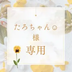 たろちゃん☺︎様専用