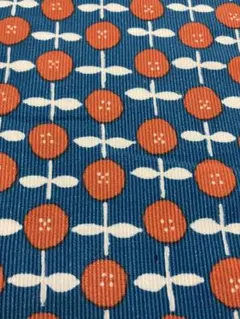 冬生地　お花柄　コーデュロイ　約110㌢×50㌢