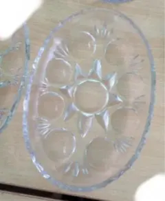 昭和レトロ ガラスプレート 小皿