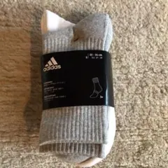 adidas アディダス　クッション　ソックス　3足　S 22-24cm