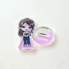 ぴた！でふぉめ ガチャガチャ LE SSERAFIM sakura アクスタ