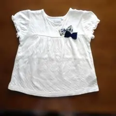 べべ　ホワイト フリル袖 Tシャツ とブルマ