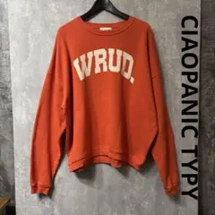 【人気カラー】CIAOPANIC TYPY カレッジロゴ スウェット Lのサムネイル