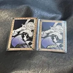 ヒロアカ 原画展 ミルコ 箔押しクリアカードコレクション 2点