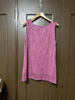 レース タンクトップ ピンクのサムネイル