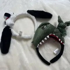 スヌーピー＆恐竜カチューシャ(ジュラシックパーク)