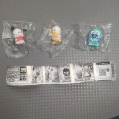 はぴだんぶい　キラキラも〜っと☆おうえんフィギュア　３点セット