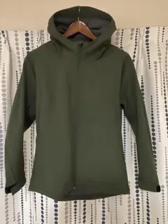 adidas フード付きマウンテンパーカー オリーブグリーン