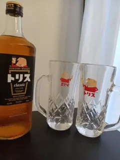 エコバッグ付き新品非売品サントリー トリスウイスキー ジョッキ 2個セット
