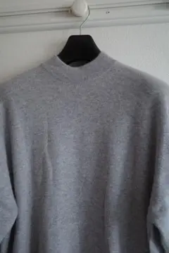 80s burberry カシミヤ　モックネックジャンパー　スコットランド製