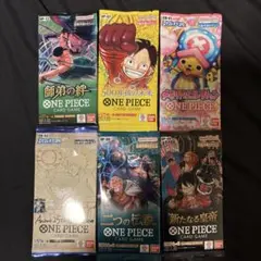 未開封　ワンピース　トレーディングカード6パック