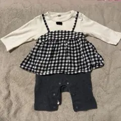 ロンパース チェック柄 70cm タイムセール！