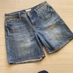 earth music&ecology デニムショートパンツ Lサイズ