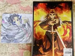 【美品】劇場版「鬼滅の刃」無限列車編パンフレット豪華版＋胡蝶しのぶ色紙セット