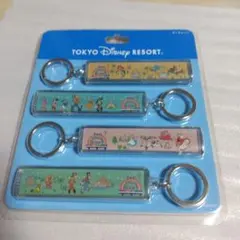 東京ディズニーリゾート キーチェーン4個セット未開封