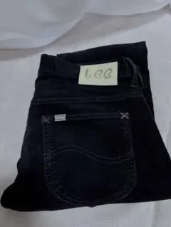 《限定》earth music &ecology×Lee コーデュロイ　ネイビー