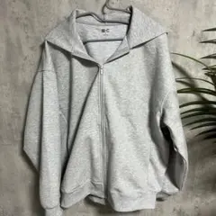 ユニクロ スウェットオーバーサイズプルパーカ