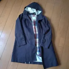 フード付きネイビー コート　MACKINTOSH PHILOSOPHY