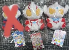 ふわふわお座りぬいぐるみ ウルトラマン メビウス タイガ 4体セット