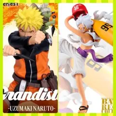 《新品未開封》　うずまきナルト　ルフィgear5 フィギュア　2点
