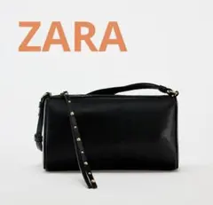 ZARA ミニスタッズディテール クロスボディバッグ ショルダーバッグ スタッズ