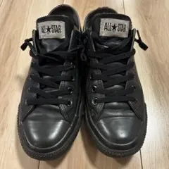 ALL STAR チャックテイラーブラックスニーカー 25.5センチ　ローカット