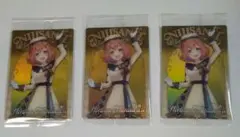 にじさんじ ウエハース カード コンシェルジュ衣装 3枚 バンダイ 本間ひまわり