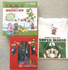 スーパーマリオスタンダードフィギュア　ルイージ　ヨッシー水鉄砲　ルイージＴシャツ