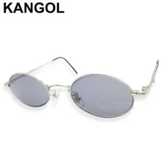 KANGOL　オーバル サングラス　グレーレンズ　シルバーフレームのサムネイル